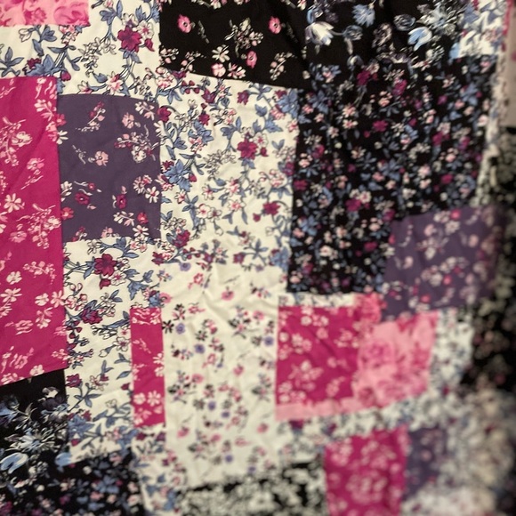 Andree by Unit Boho Floral Patchwork Maxi Dress New With Tags Size 3X - Picture 3 of 12